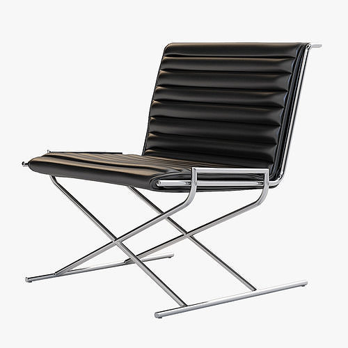 Ward Bennett Sled Chair 3D model