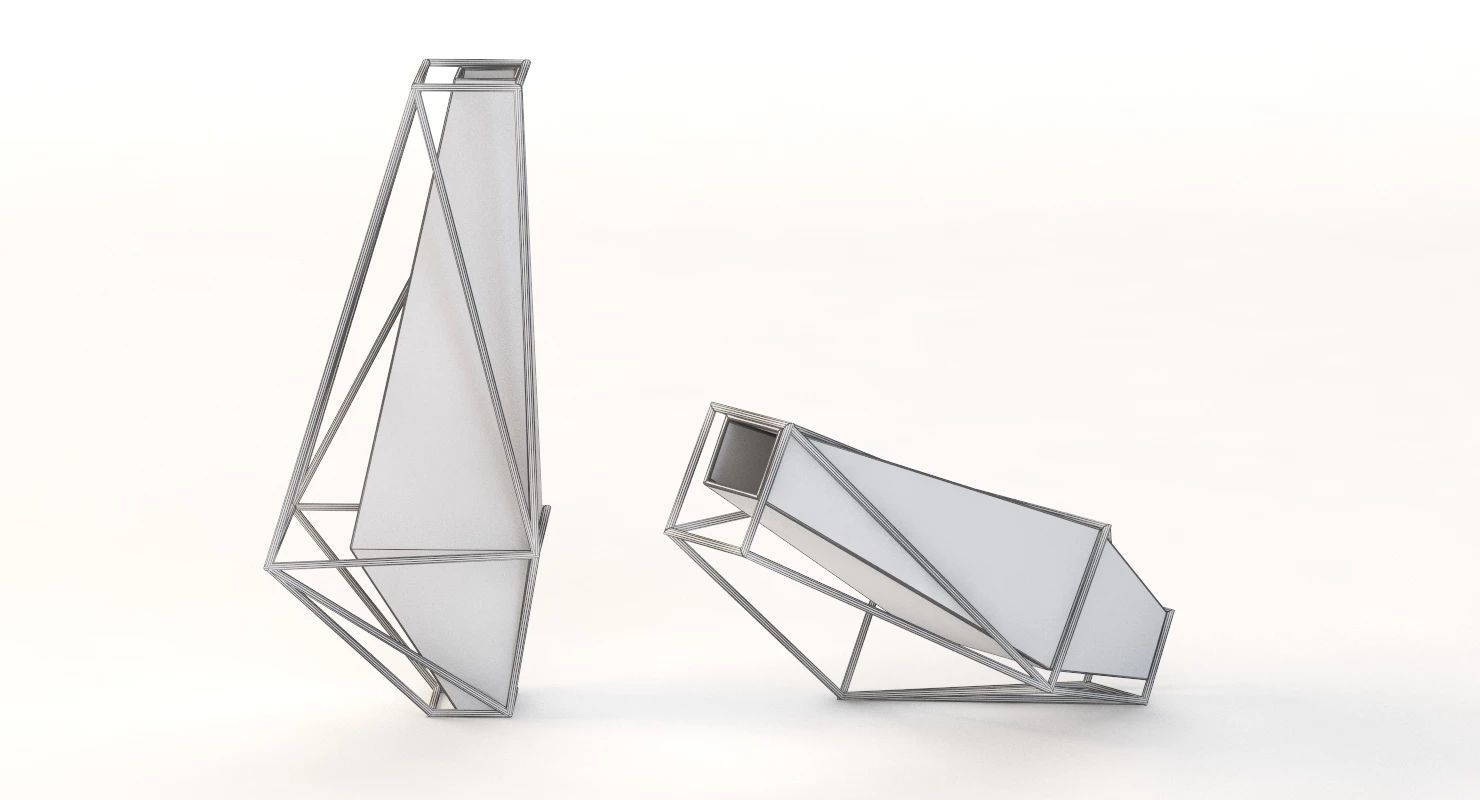 Union Suiza Vases Centerpiece Table Decoration Items 3D model_24