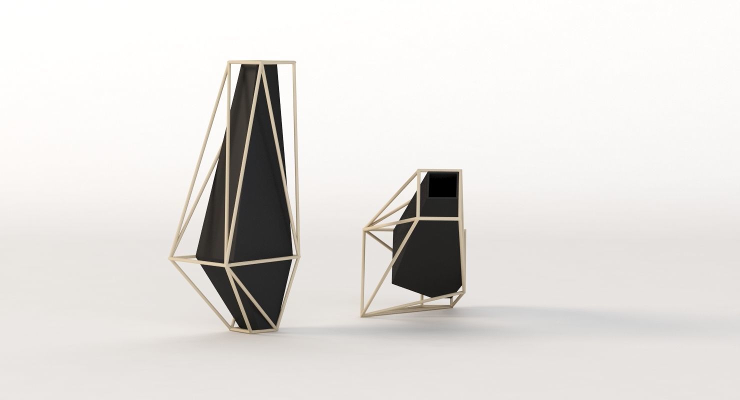 Union Suiza Vases Centerpiece Table Decoration Items 3D model_3