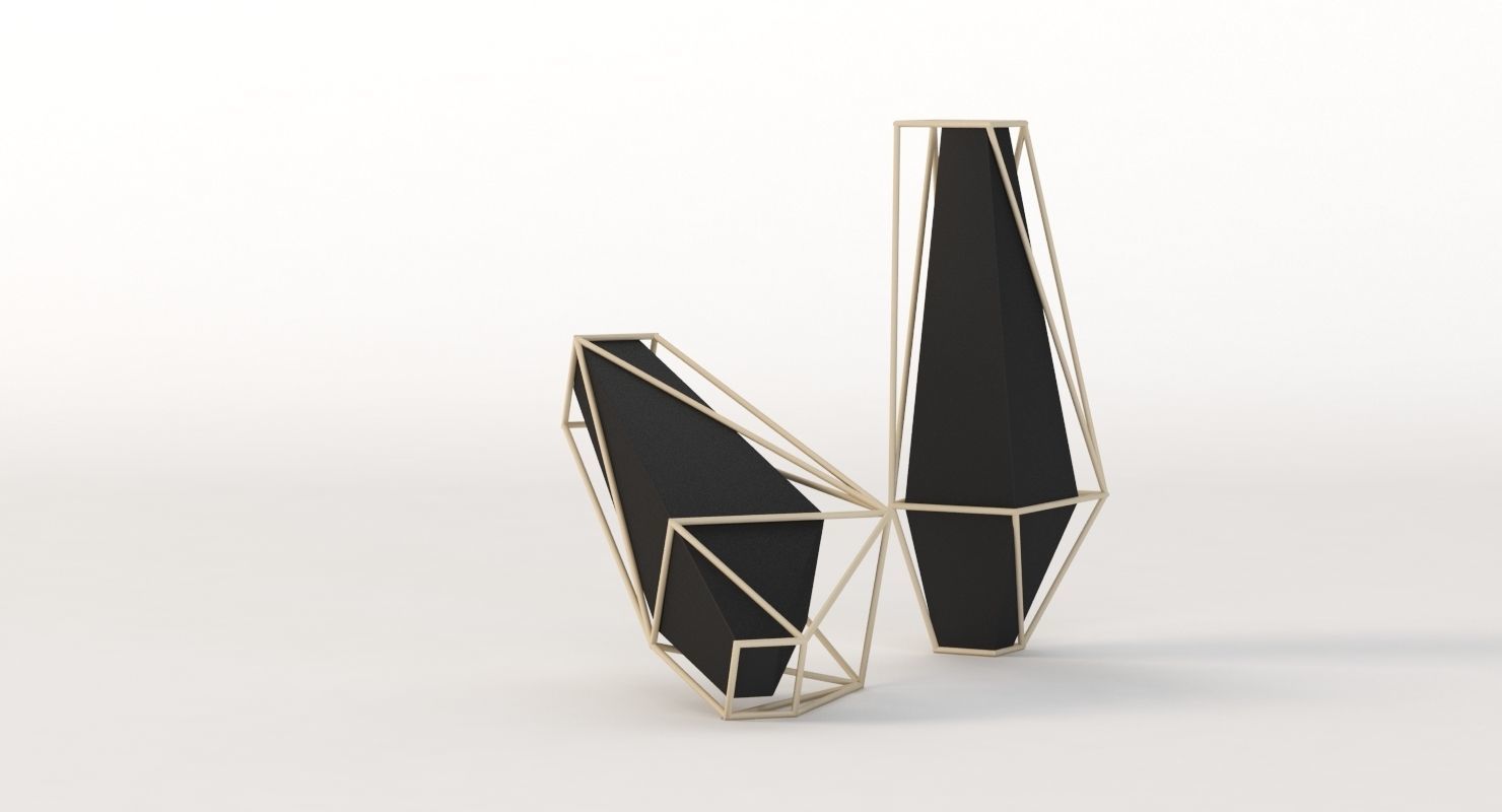 Union Suiza Vases Centerpiece Table Decoration Items 3D model_16