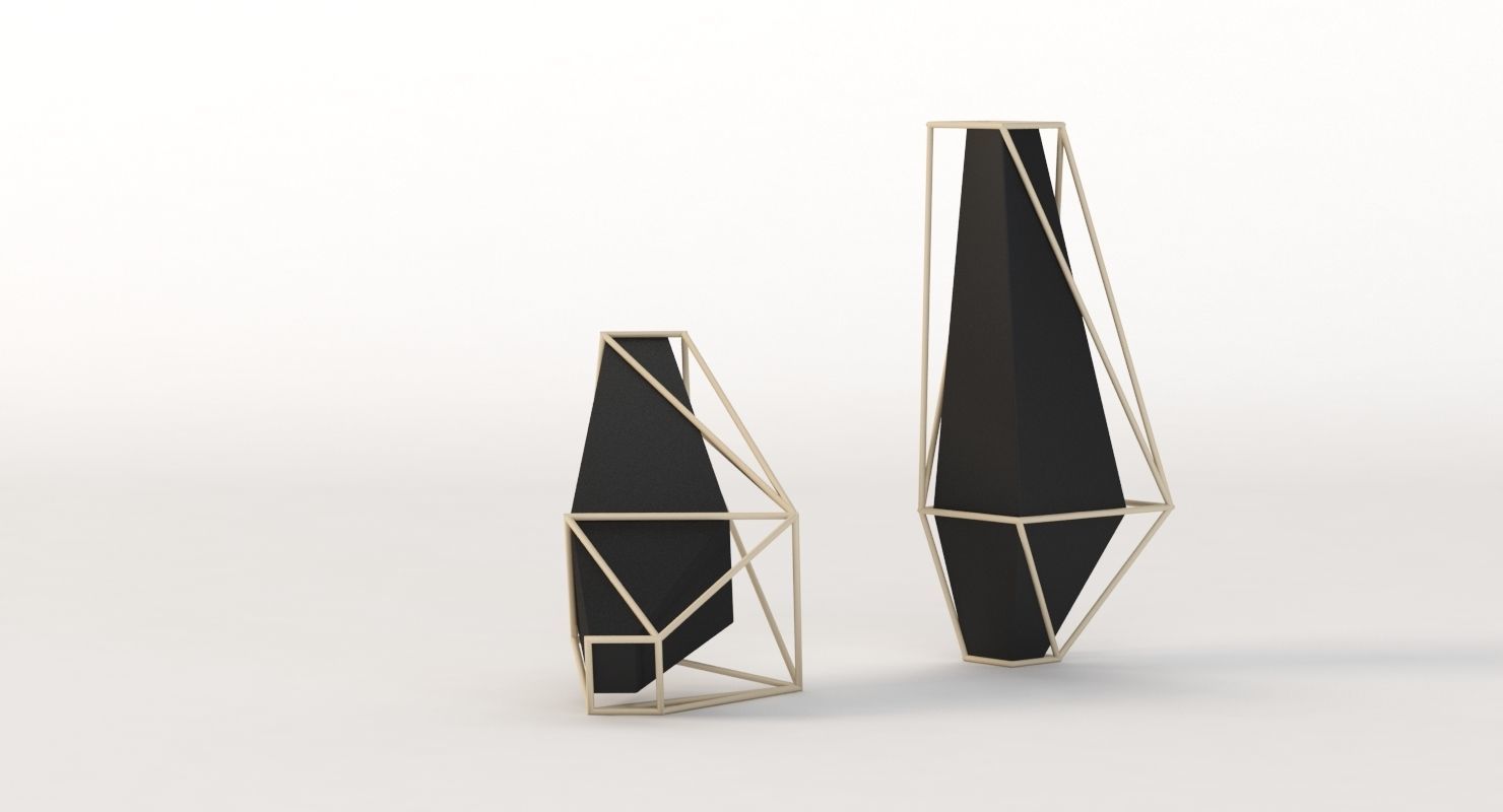 Union Suiza Vases Centerpiece Table Decoration Items 3D model_15