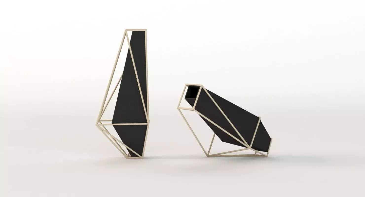 Union Suiza Vases Centerpiece Table Decoration Items 3D model_0