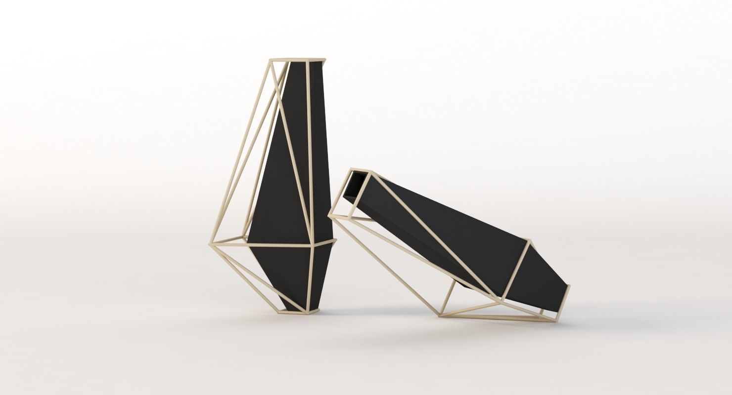 Union Suiza Vases Centerpiece Table Decoration Items 3D model_23