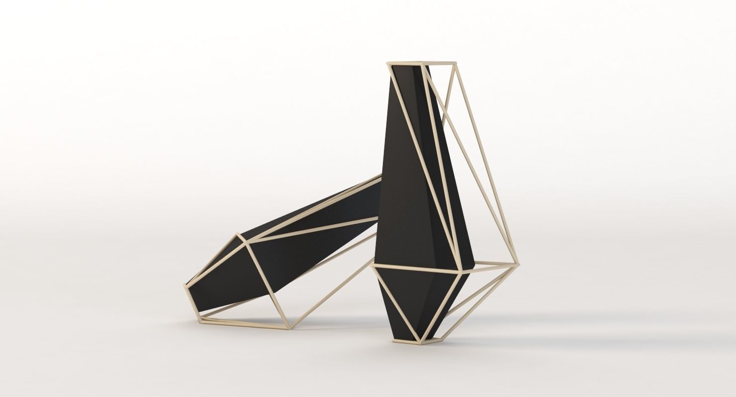 Union Suiza Vases Centerpiece Table Decoration Items 3D model_9