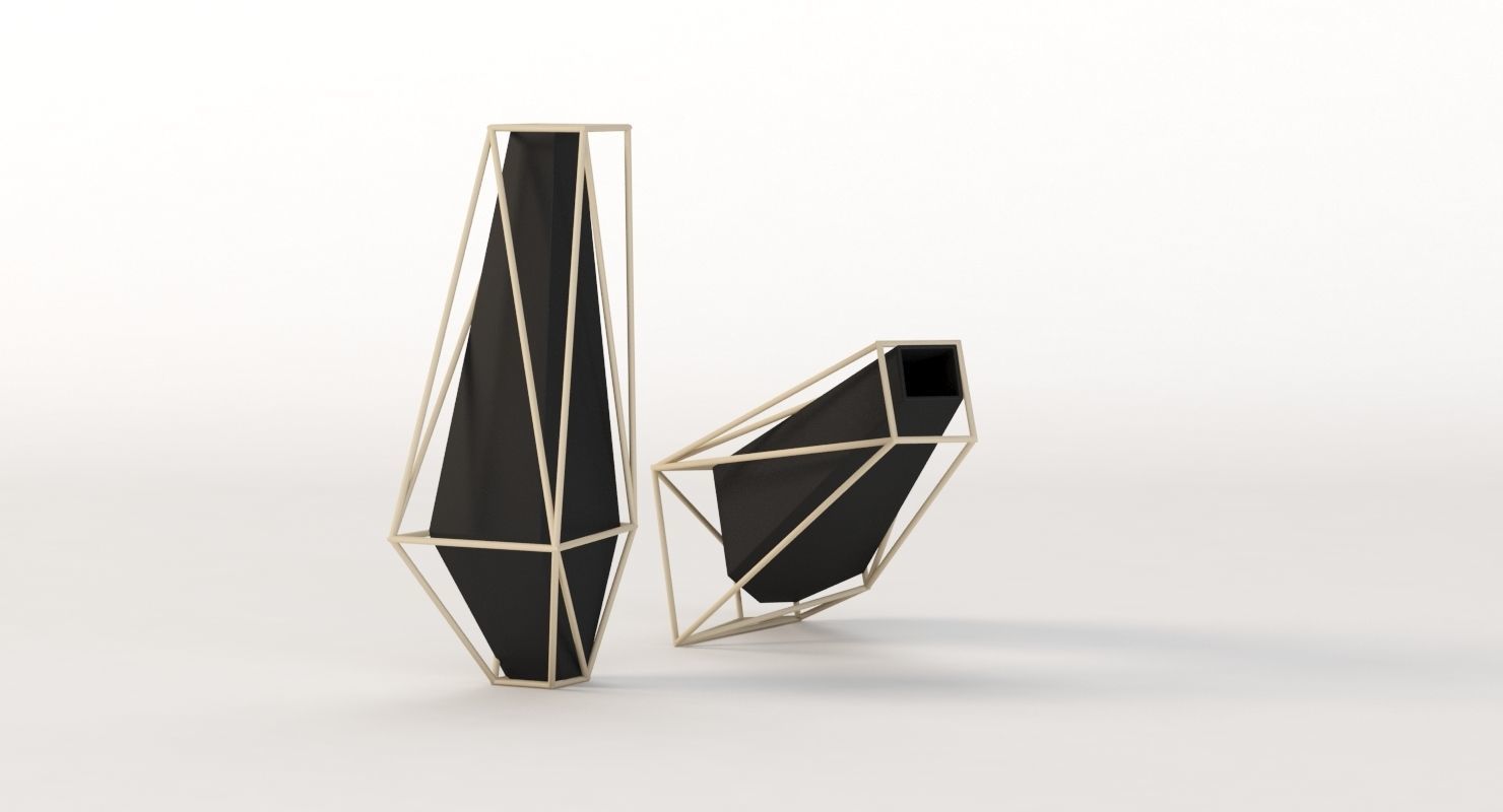 Union Suiza Vases Centerpiece Table Decoration Items 3D model_4