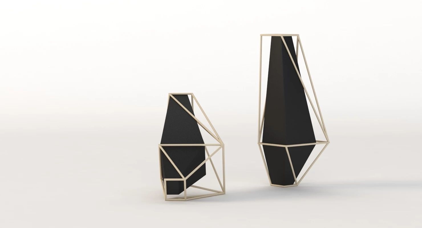 Union Suiza Vases Centerpiece Table Decoration Items 3D model_14