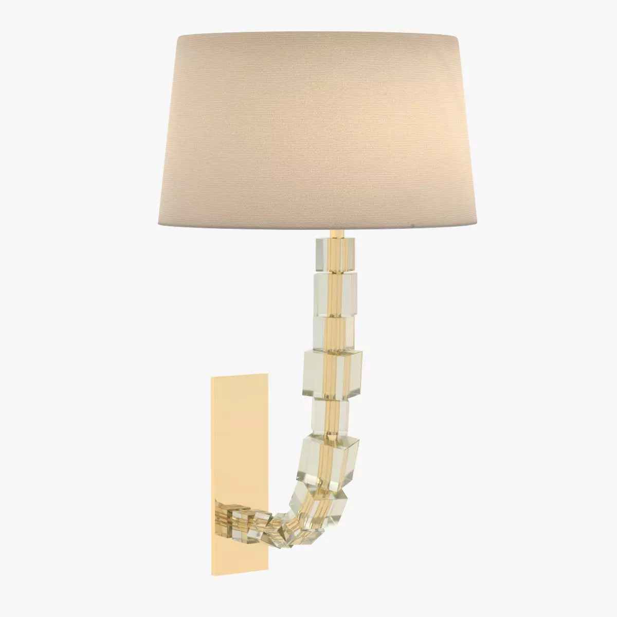 TWL27S Small Lartigue Wall Sconce 3D model_0