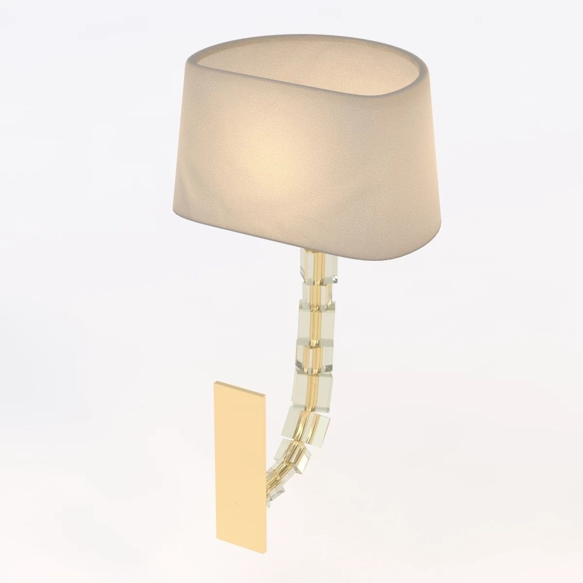 TWL27S Small Lartigue Wall Sconce 3D model_4