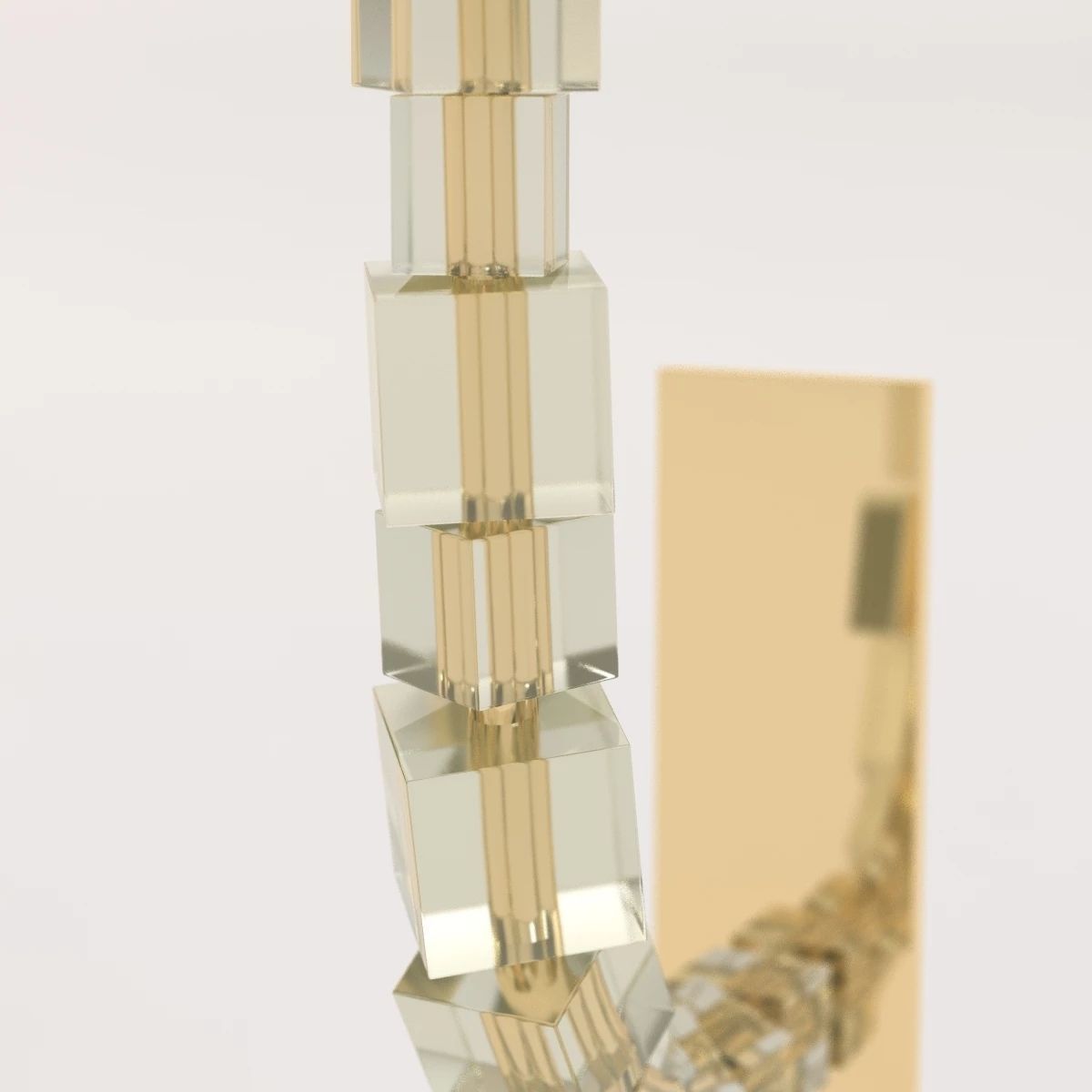 TWL27S Small Lartigue Wall Sconce 3D model_6