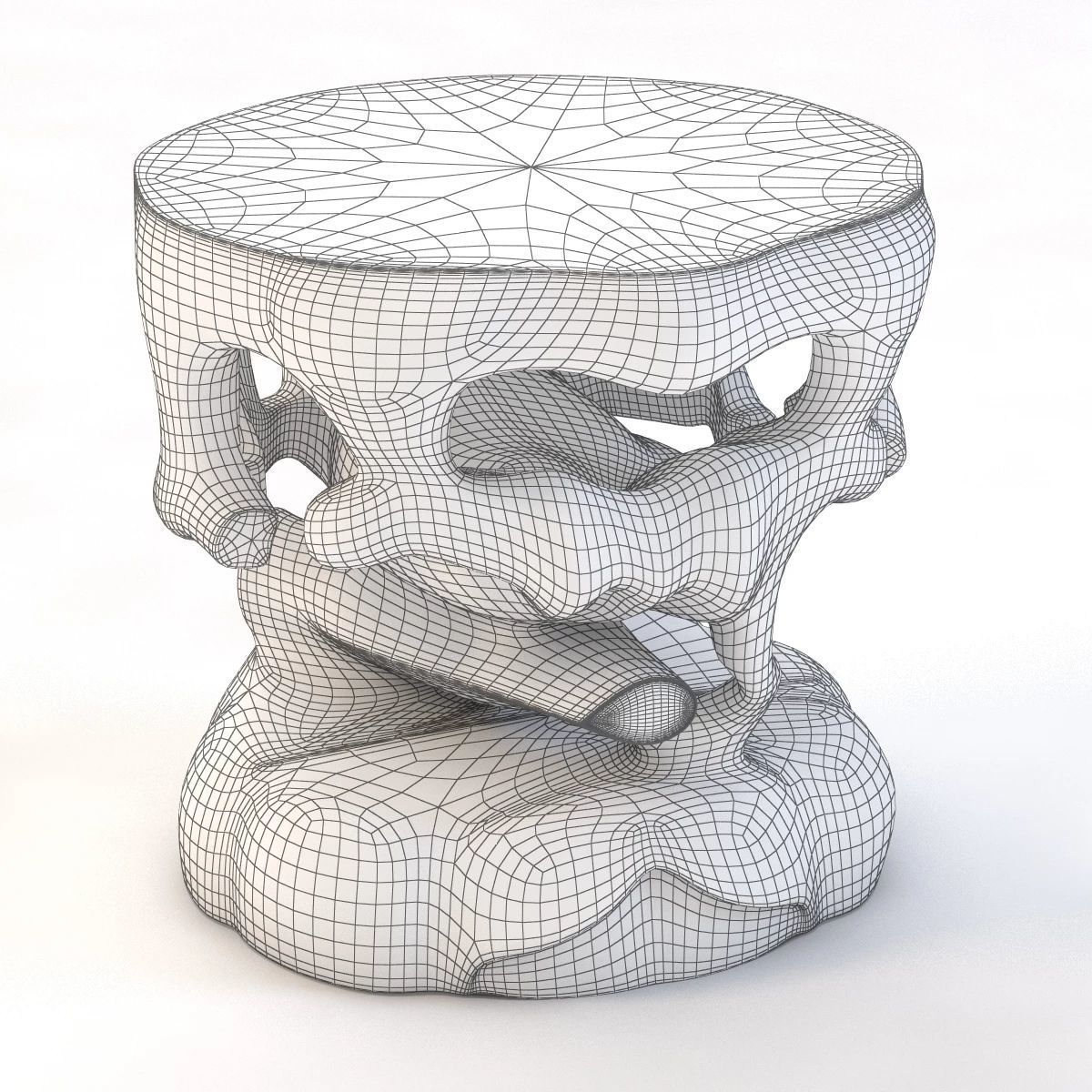 Truffle Design Side Table 3D model_1
