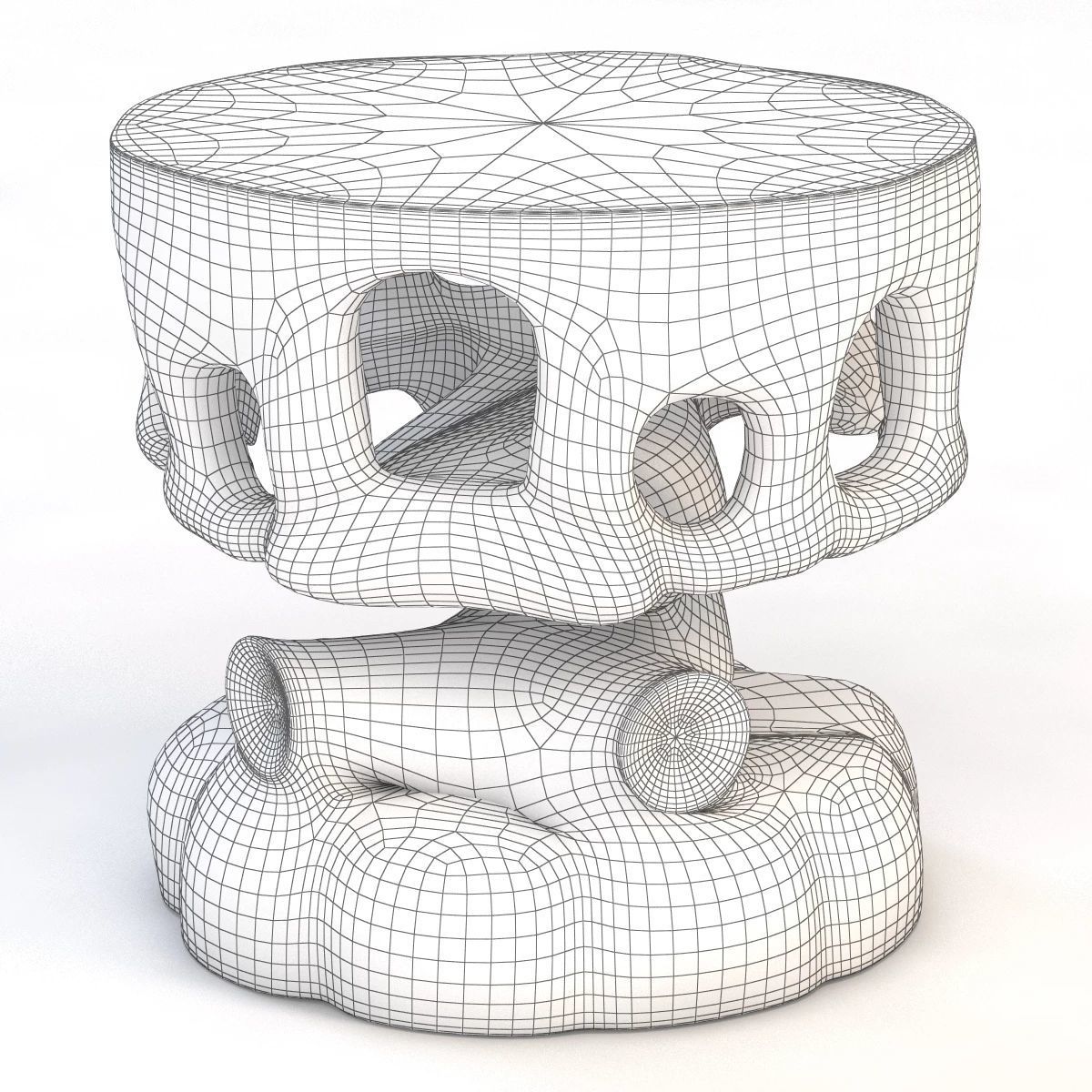 Truffle Design Side Table 3D model_4