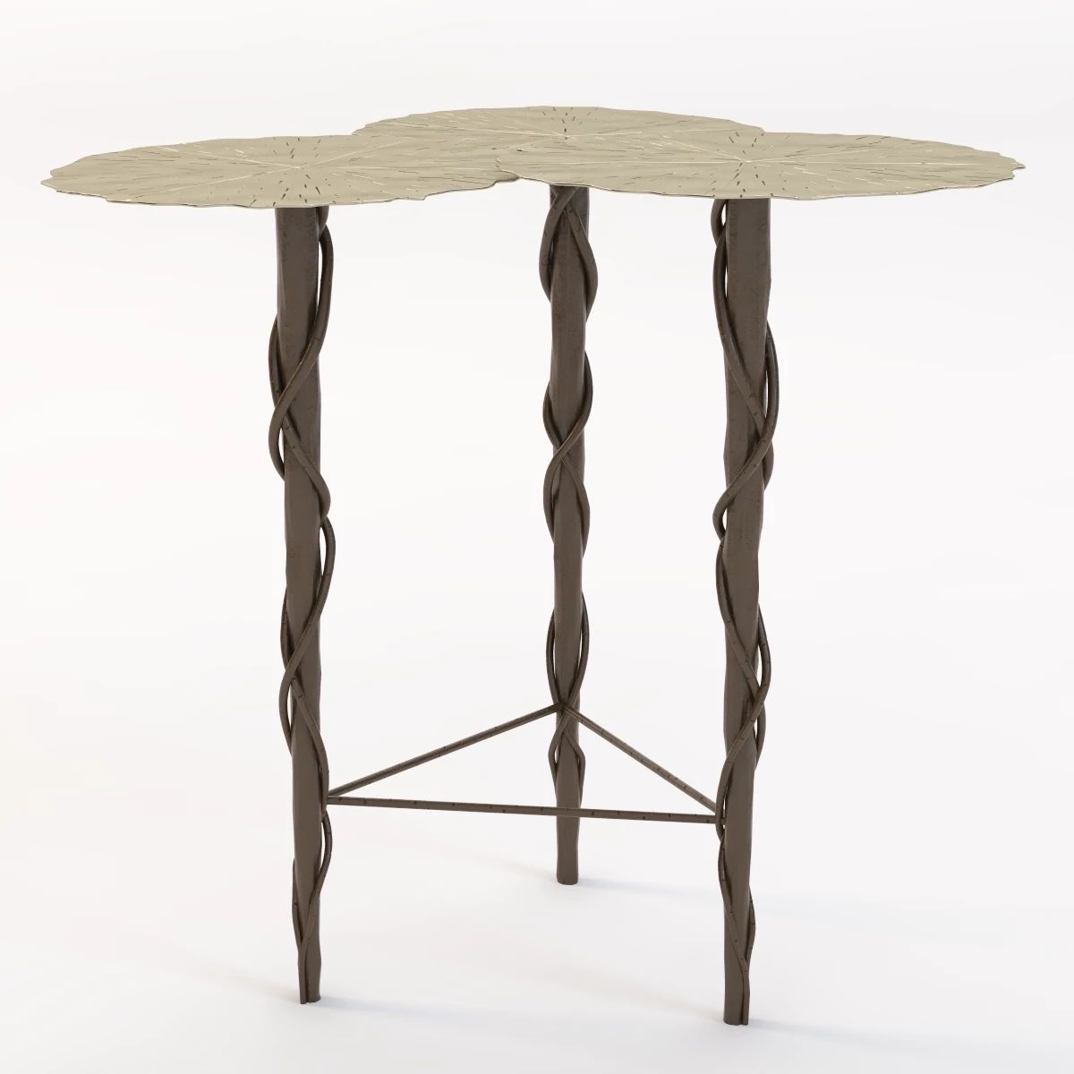 Trois Lily Pad Table 3D model_9