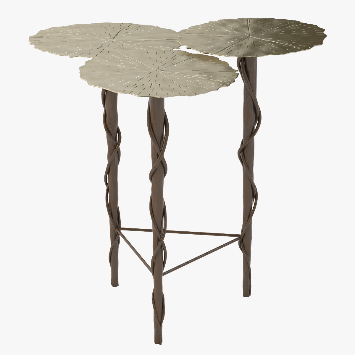Trois Lily Pad Table 3D model_1