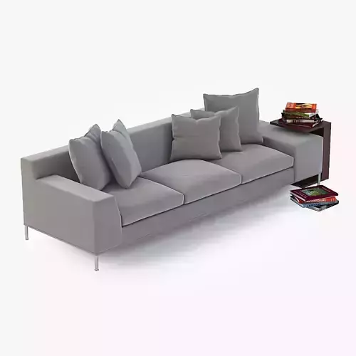 Tre Sofa With Books