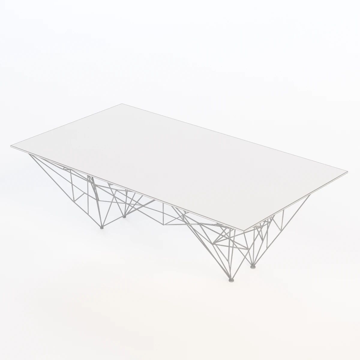 Tom Dixon Pylon Coffee Table 3D model_4