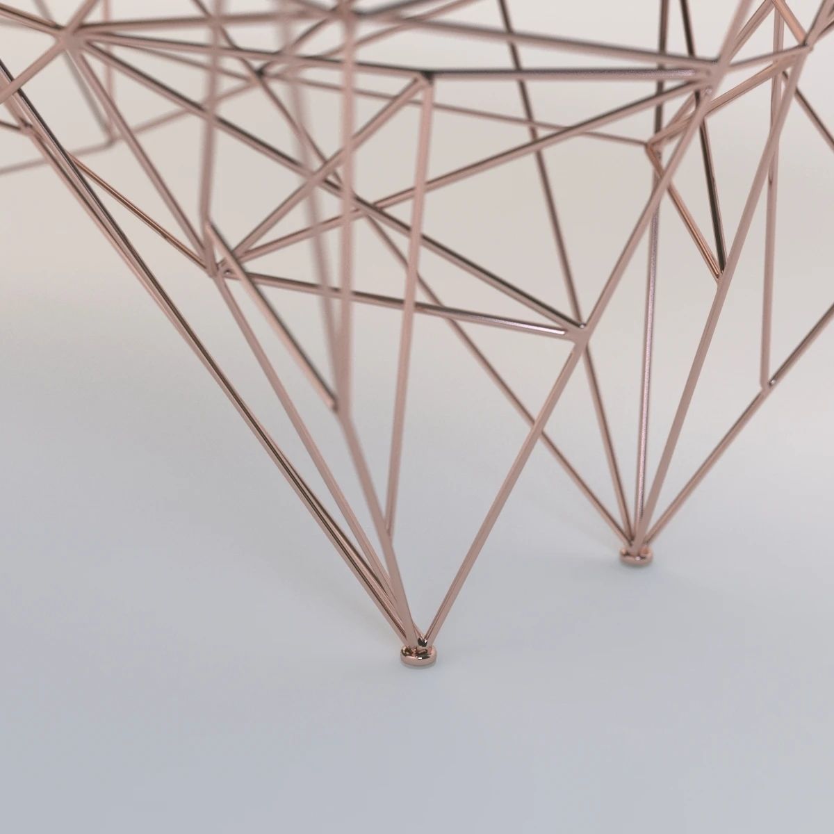 Tom Dixon Pylon Coffee Table 3D model_9