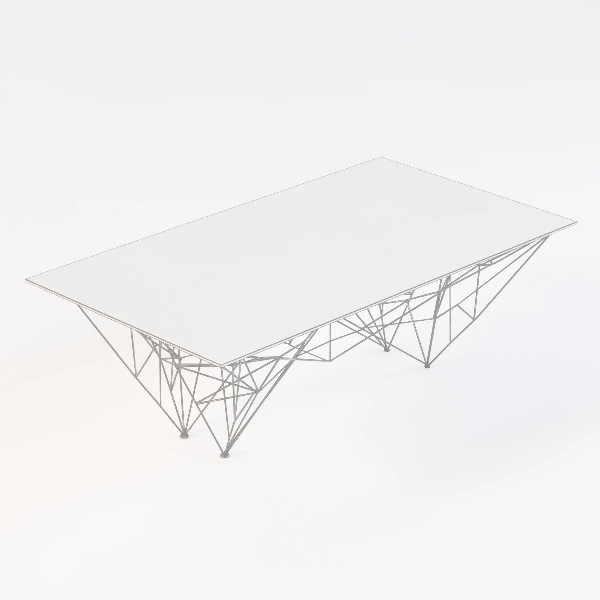 Tom Dixon Pylon Coffee Table 3D model_2