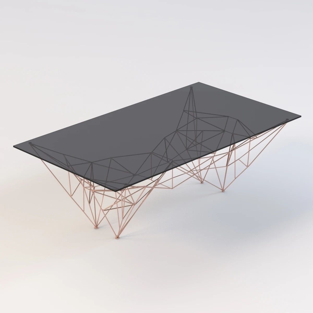Tom Dixon Pylon Coffee Table 3D model_1