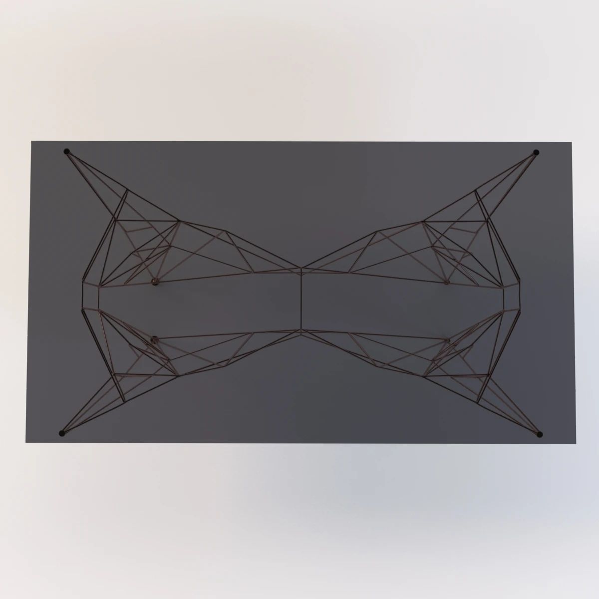 Tom Dixon Pylon Coffee Table 3D model_7