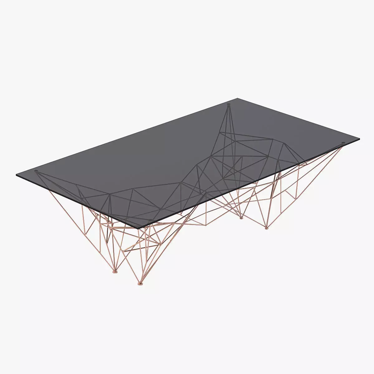 Tom Dixon Pylon Coffee Table 3D model_0