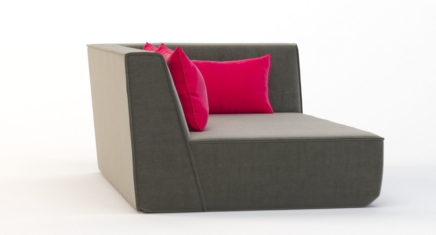 The Cubit Multi Modular Corner Sofa 3D model_12