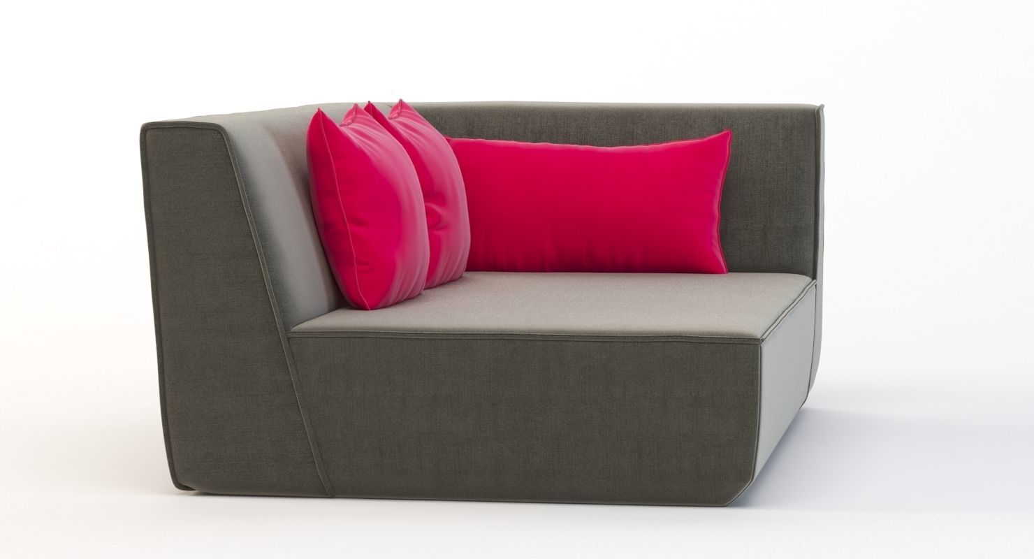 The Cubit Multi Modular Corner Sofa 3D model_10