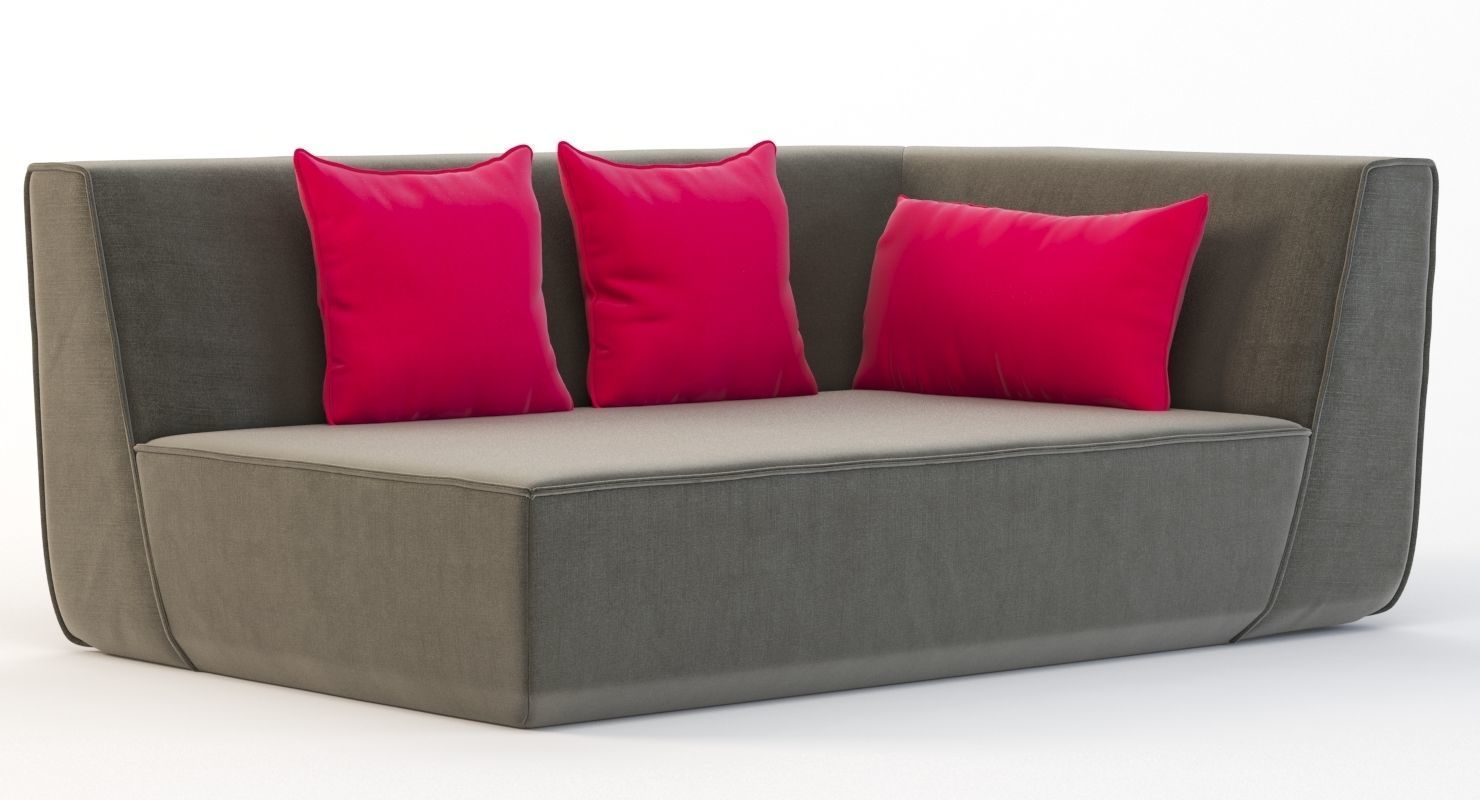 The Cubit Multi Modular Corner Sofa 3D model_8