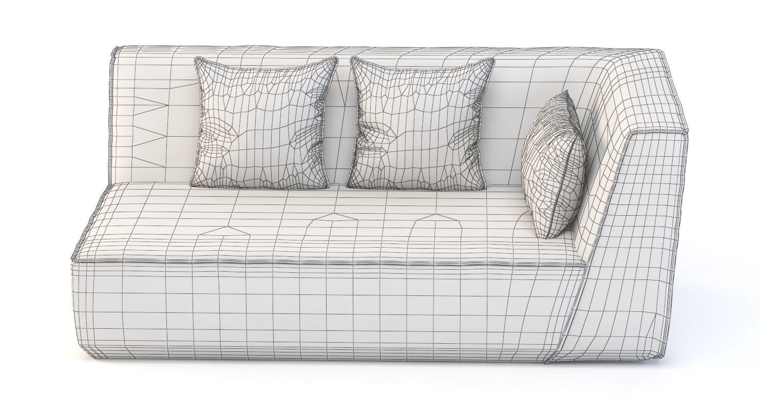 The Cubit Multi Modular Corner Sofa 3D model_1