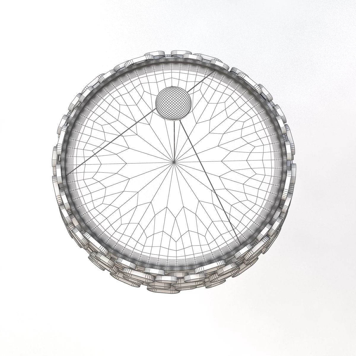 Terzani Glamour Ceiling Light 3D model_3