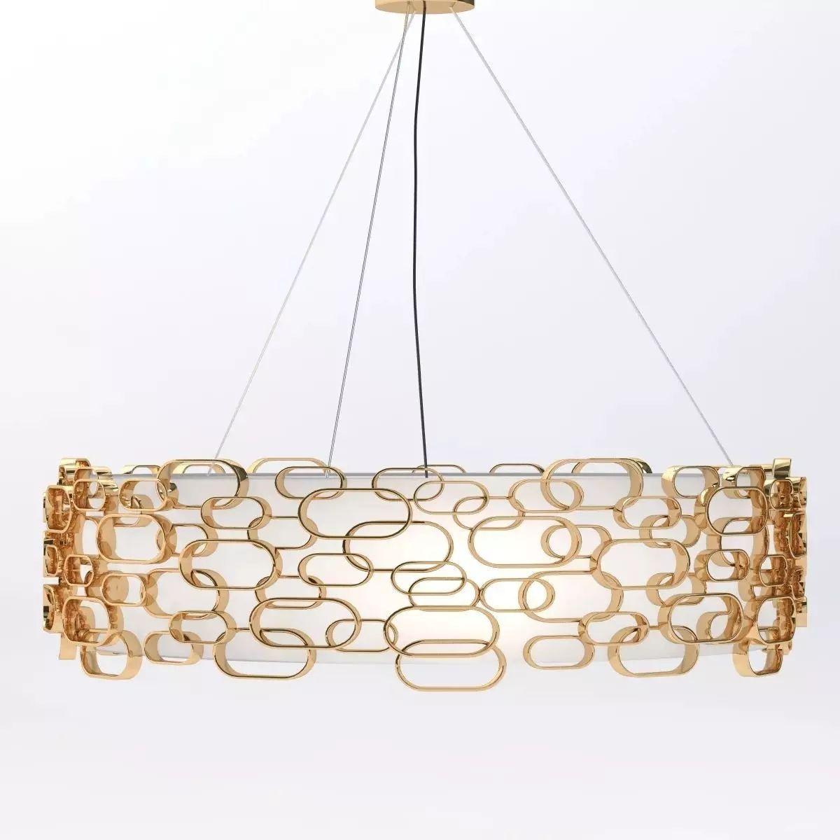 Terzani Glamour Ceiling Light 3D model_0