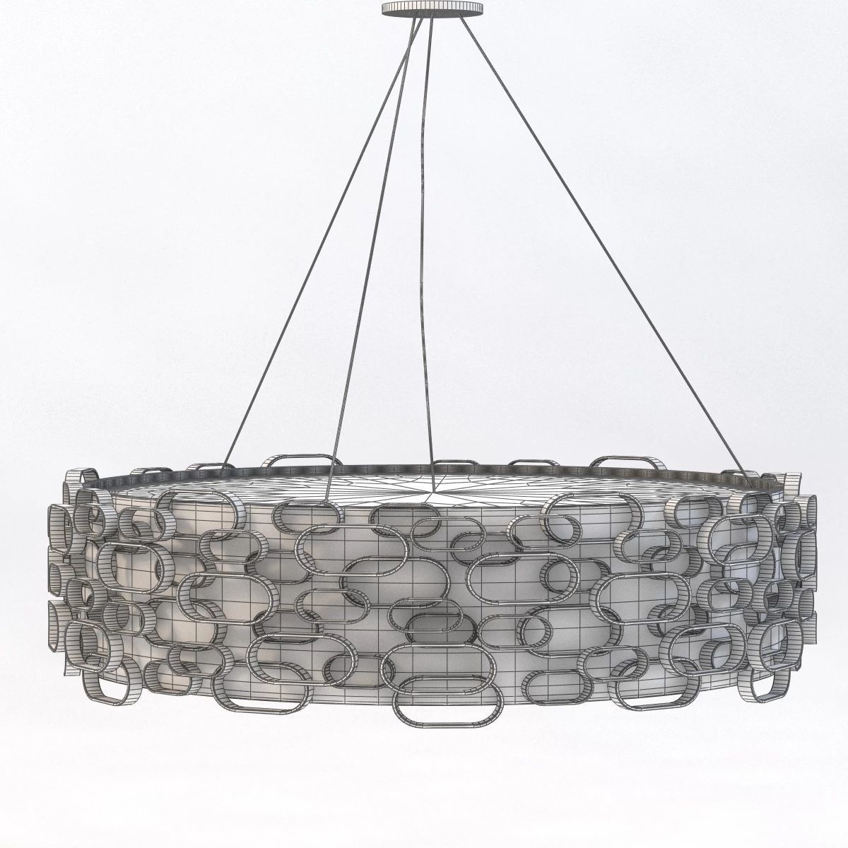 Terzani Glamour Ceiling Light 3D model_1