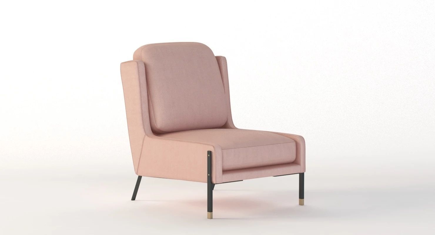 Stellar Works Blink Easy Chair 3D model_1