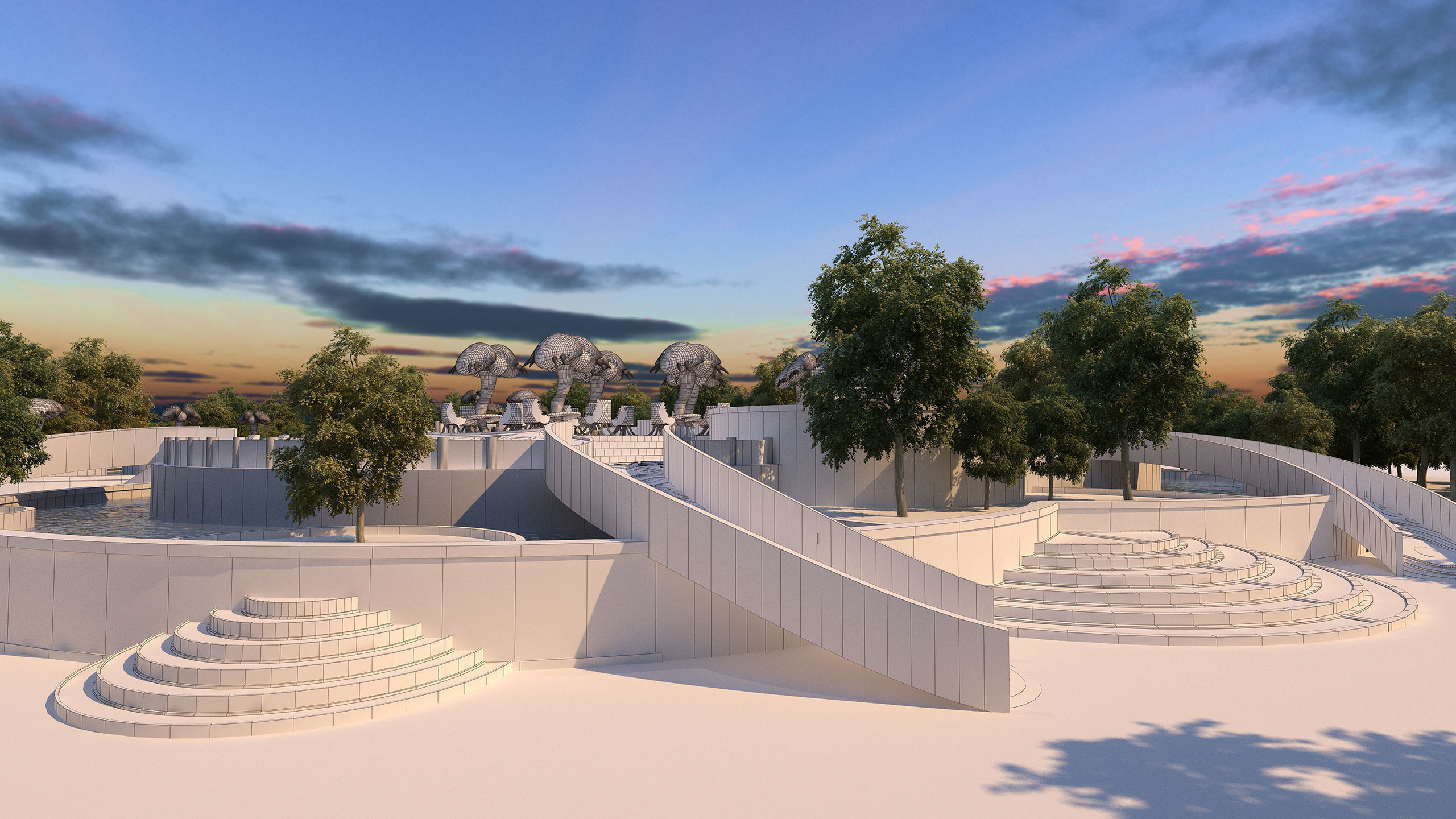 0029 - Creative Swimming Pool - 2D Plans - 3D Files 3D model_25