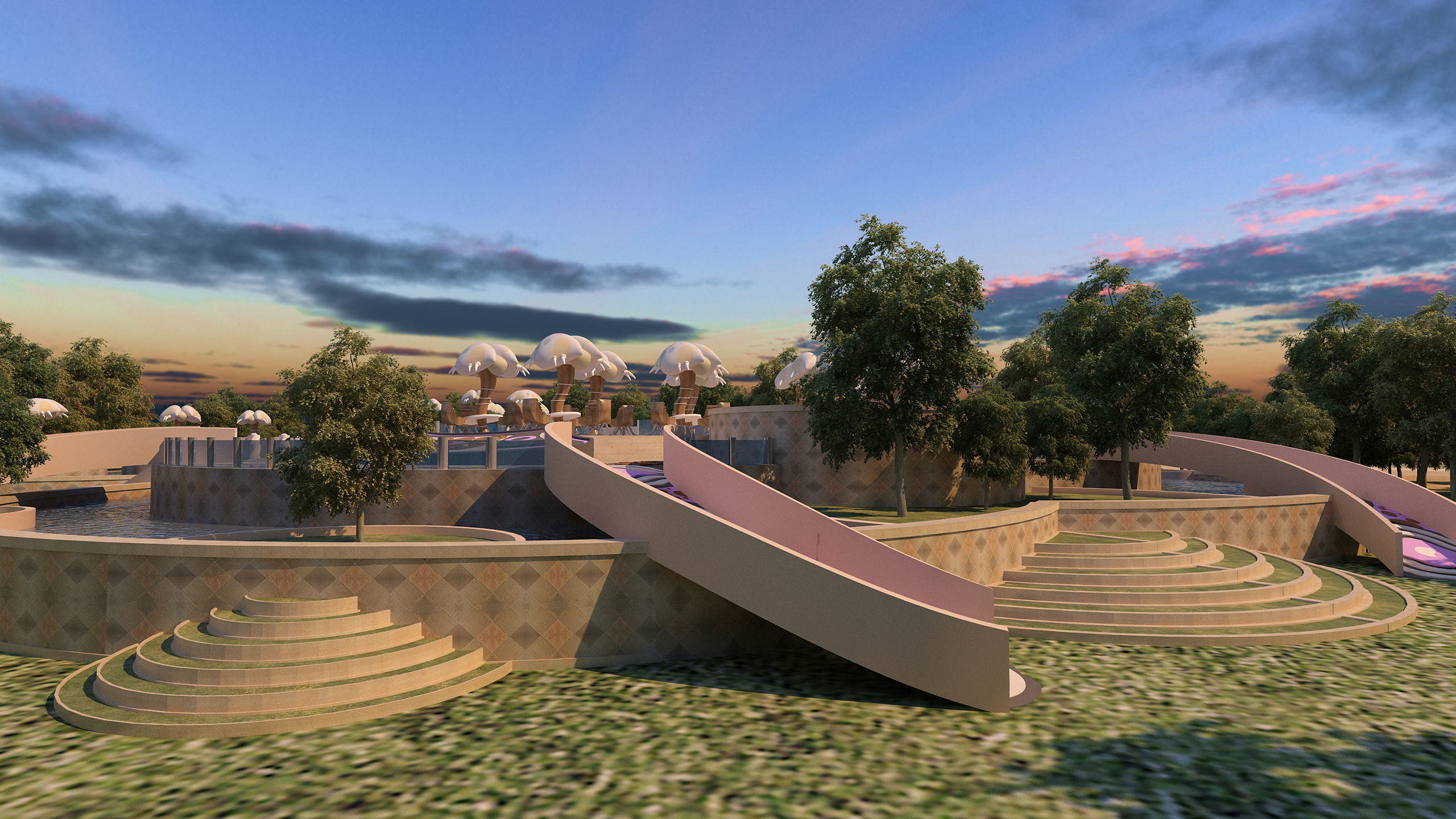 0029 - Creative Swimming Pool - 2D Plans - 3D Files 3D model_14