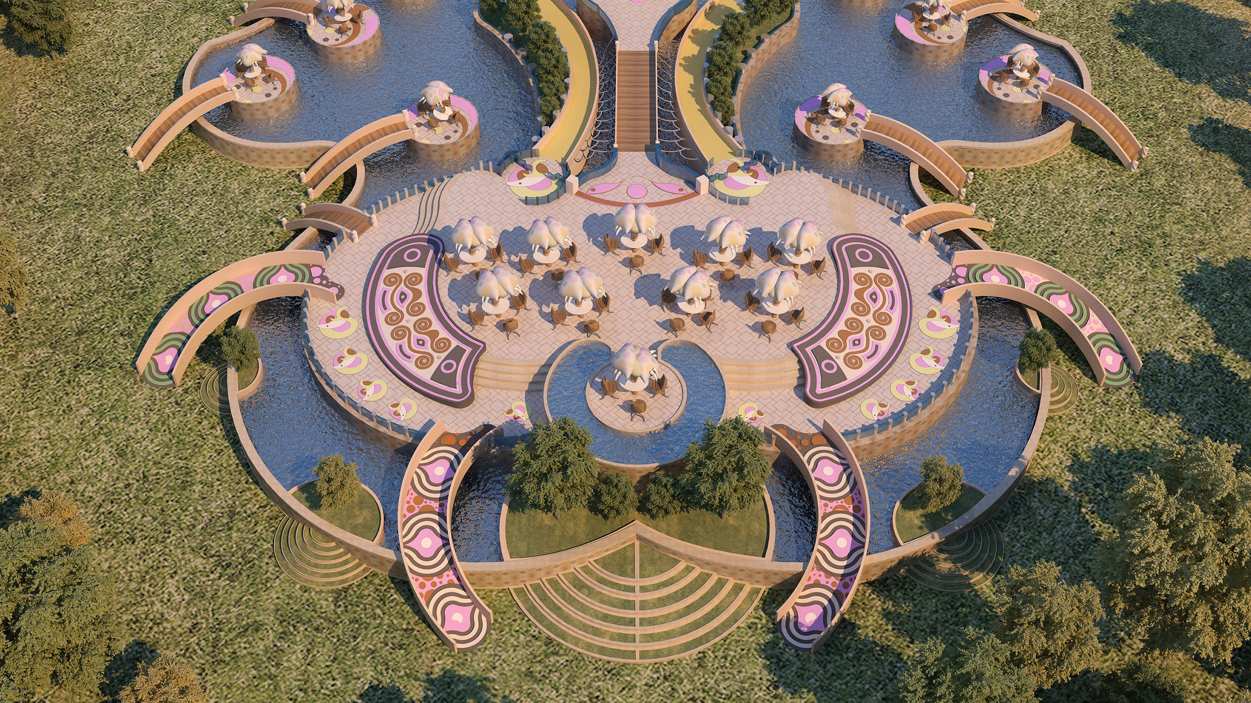 0029 - Creative Swimming Pool - 2D Plans - 3D Files 3D model_6