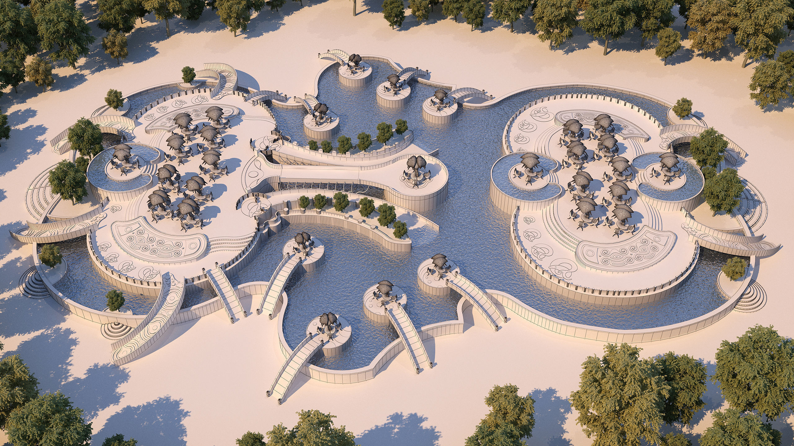 0029 - Creative Swimming Pool - 2D Plans - 3D Files 3D model_21