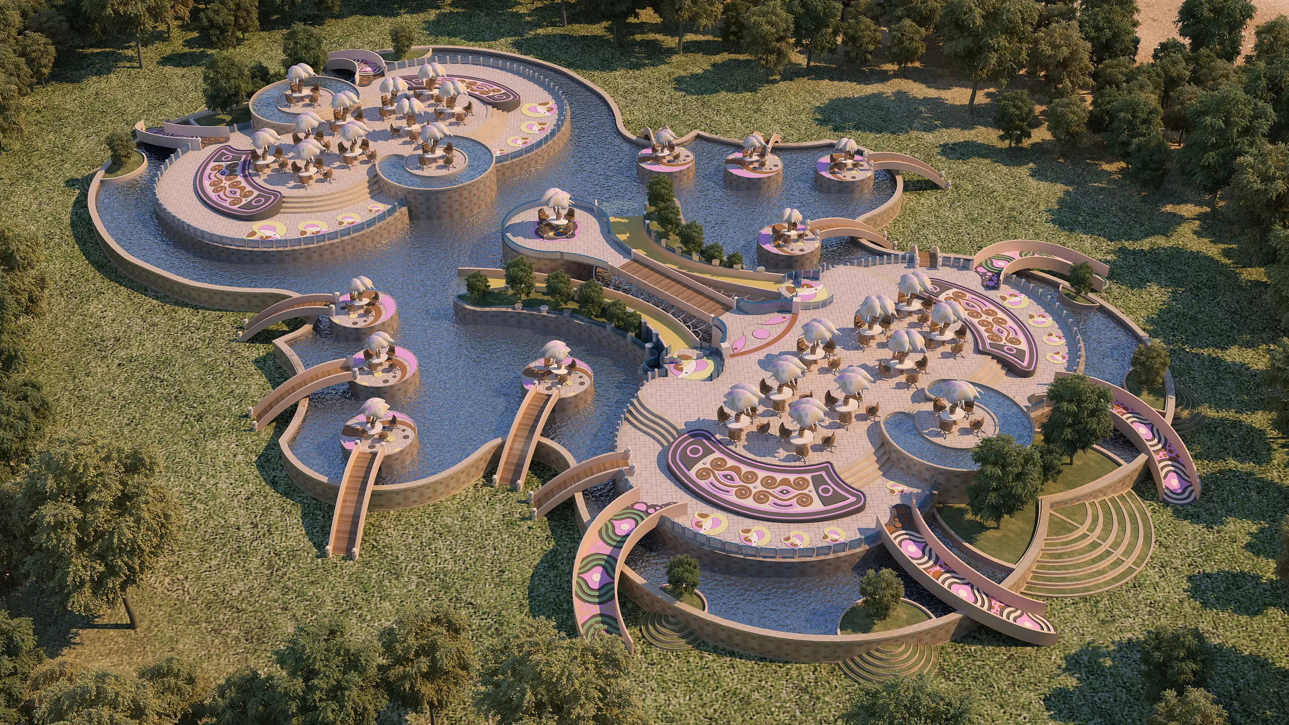 0029 - Creative Swimming Pool - 2D Plans - 3D Files 3D model_0