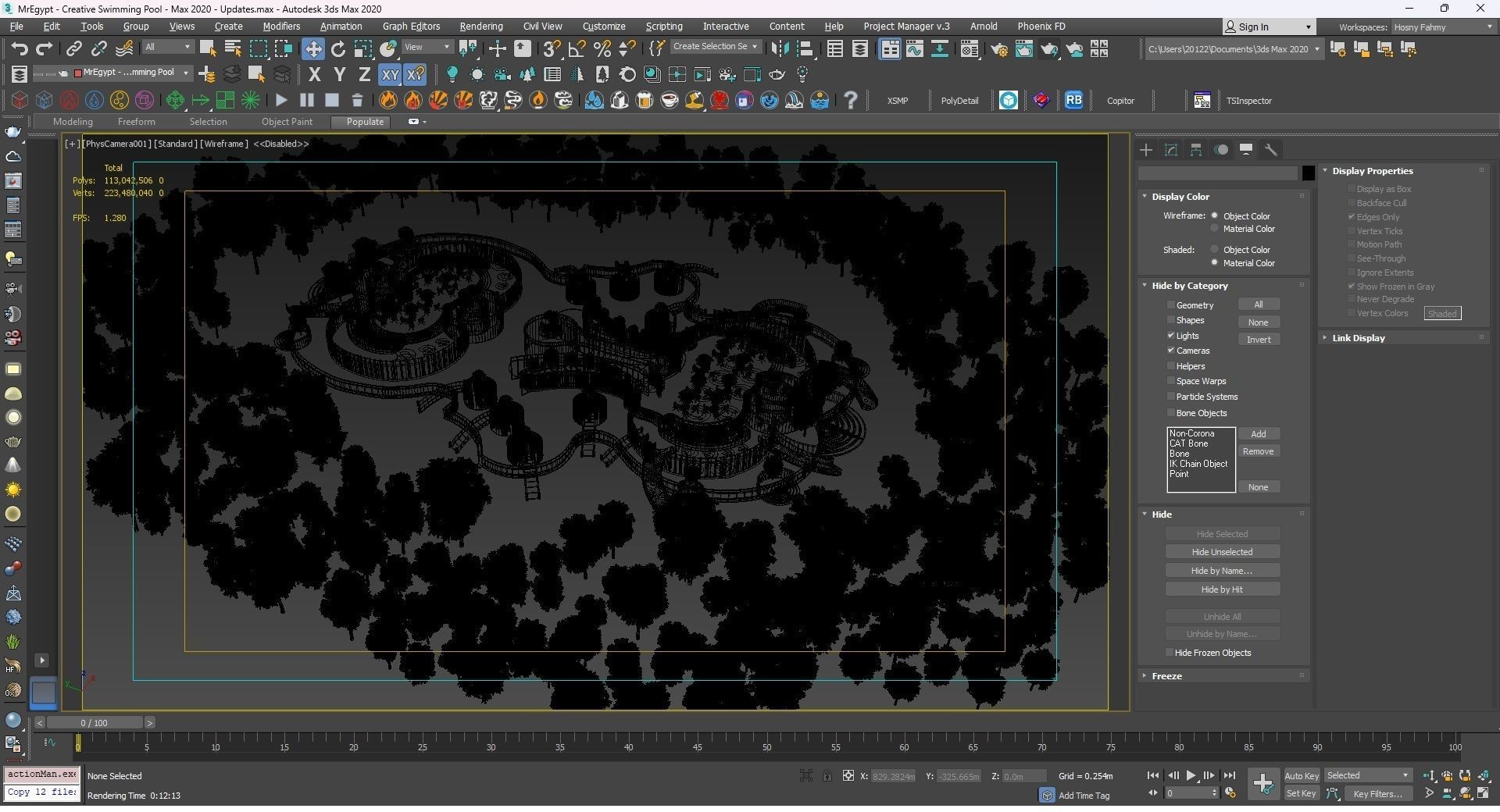 0029 - Creative Swimming Pool - 2D Plans - 3D Files 3D model_33