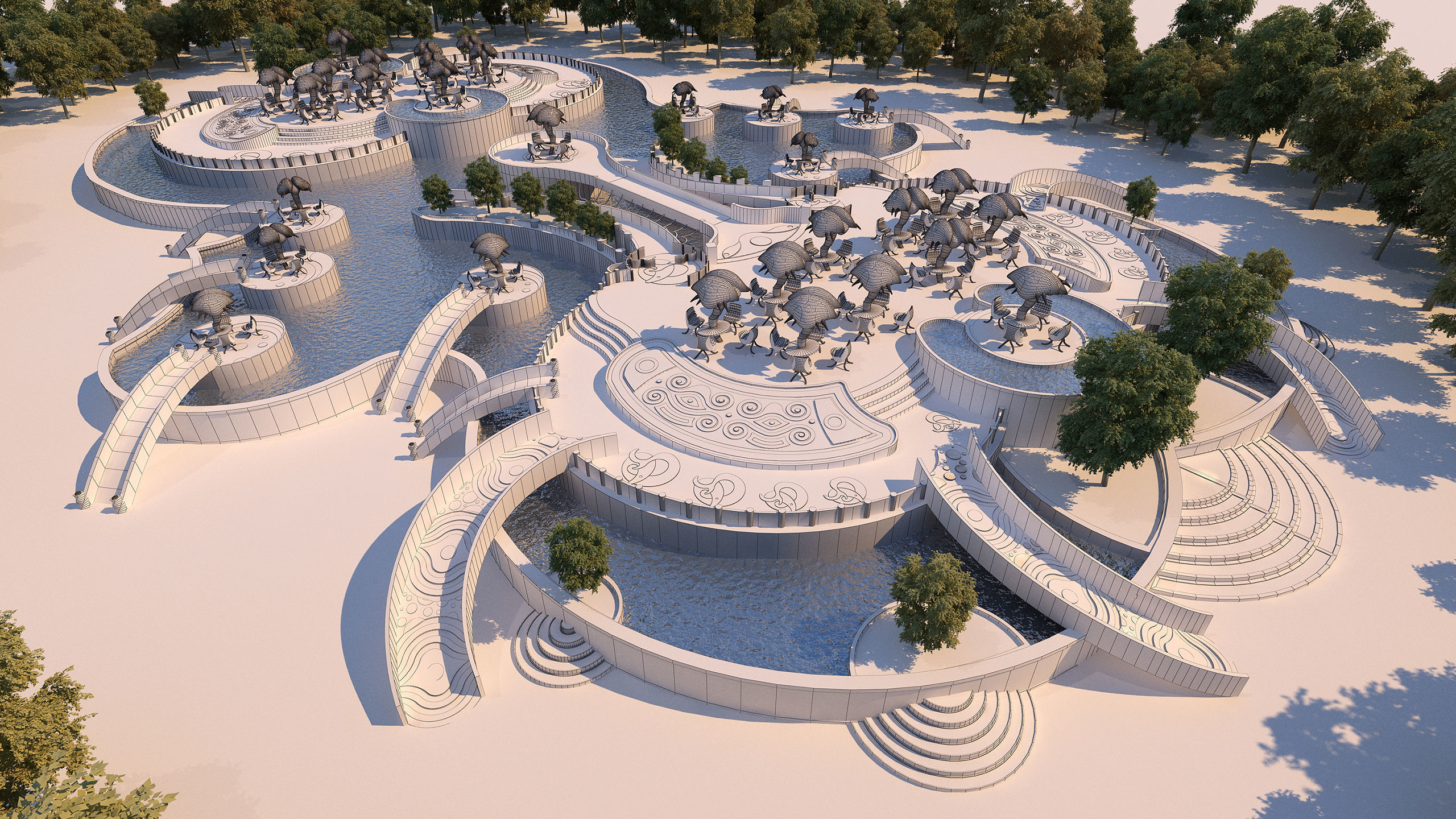 0029 - Creative Swimming Pool - 2D Plans - 3D Files 3D model_26