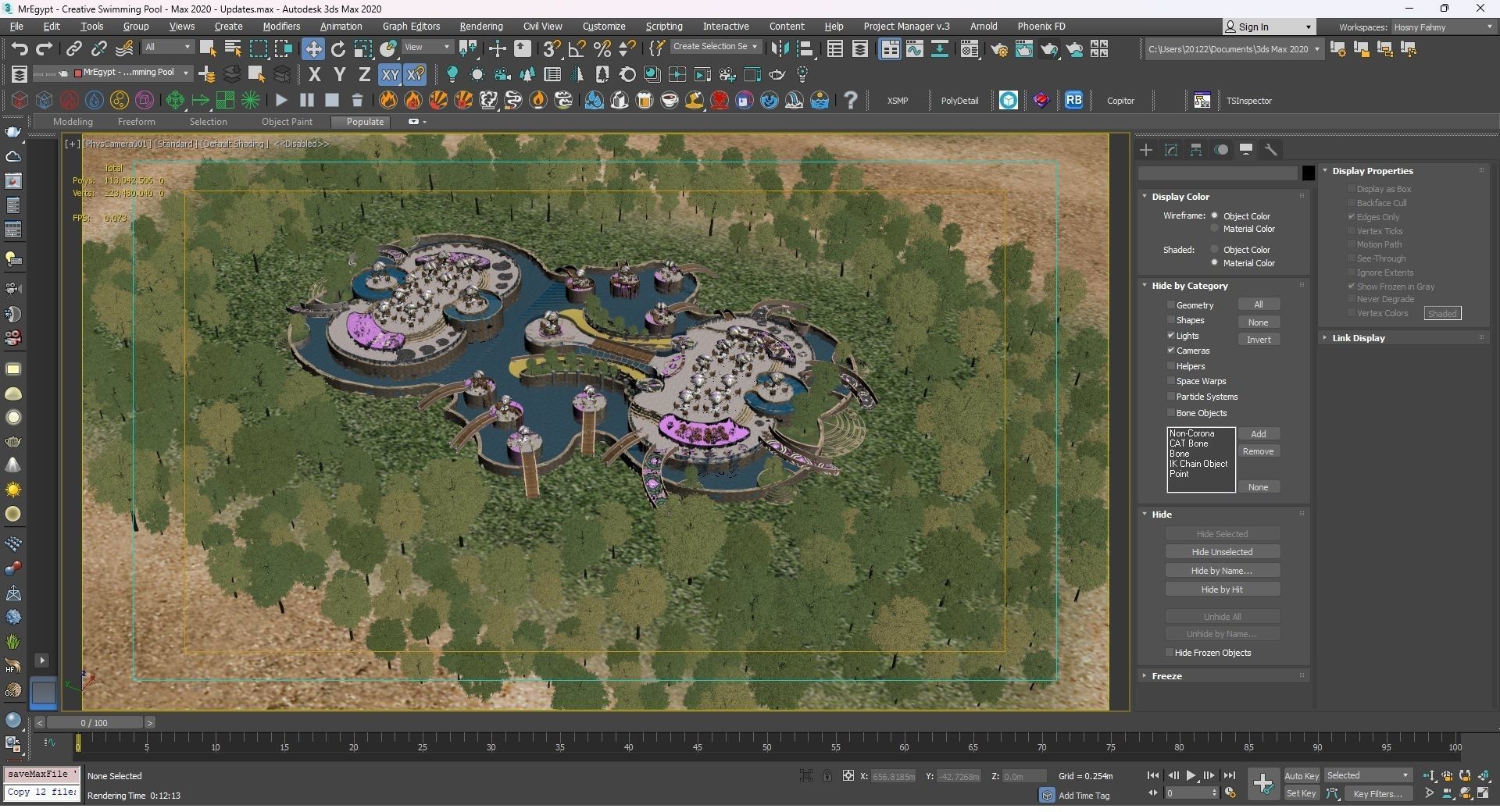 0029 - Creative Swimming Pool - 2D Plans - 3D Files 3D model_32