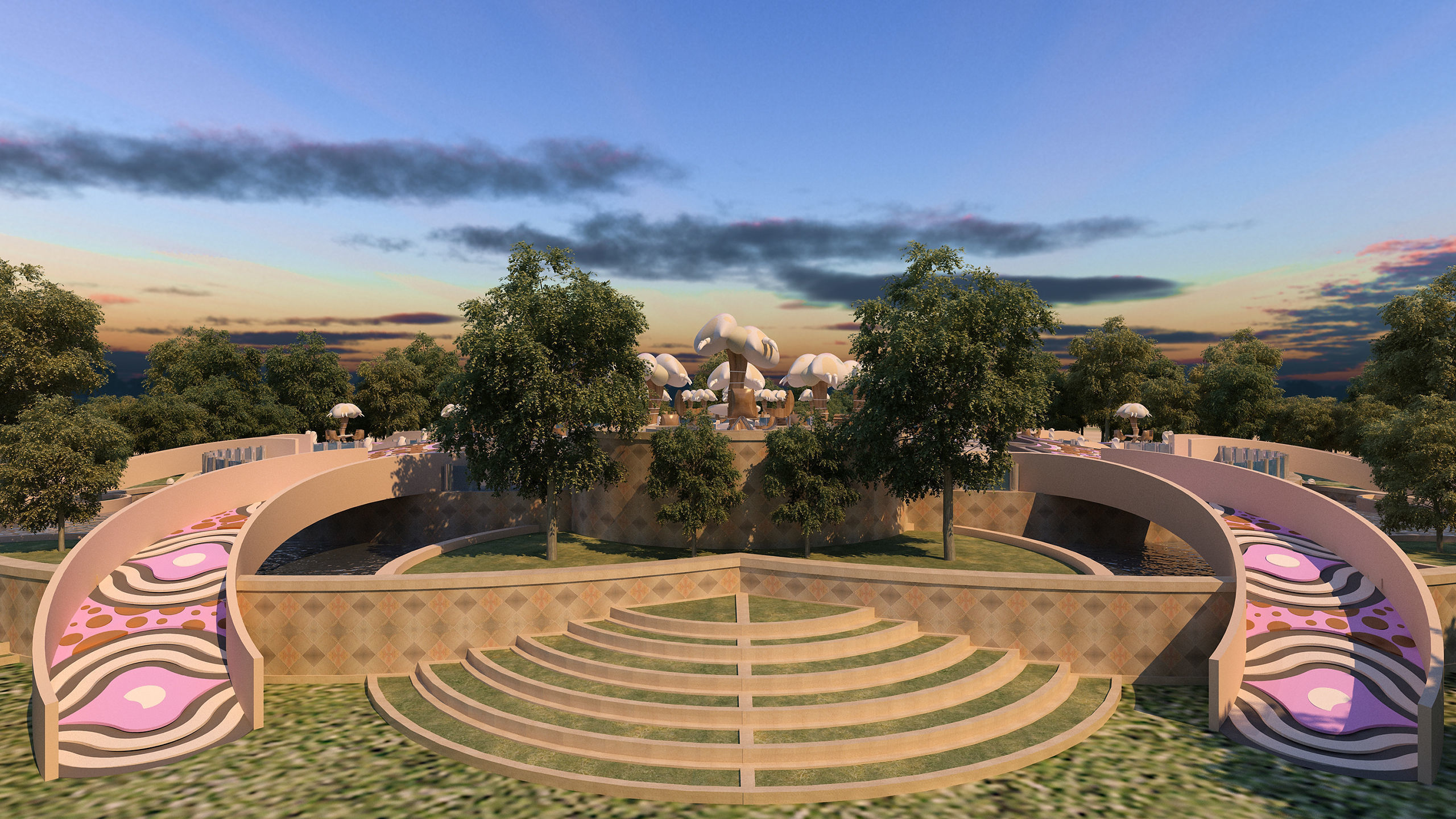 0029 - Creative Swimming Pool - 2D Plans - 3D Files 3D model_12