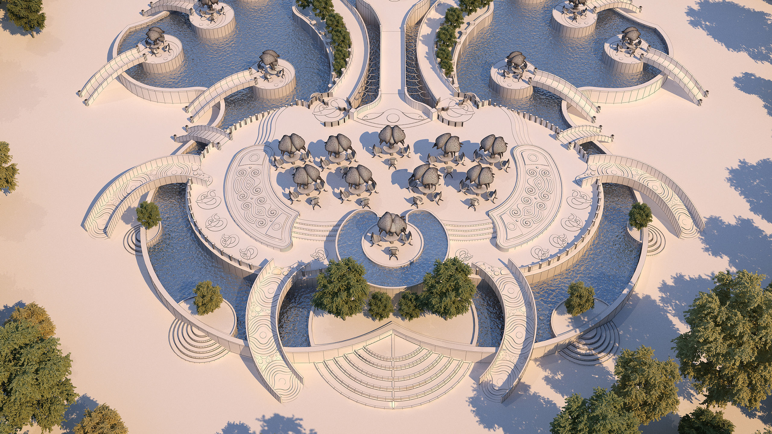 0029 - Creative Swimming Pool - 2D Plans - 3D Files 3D model_15