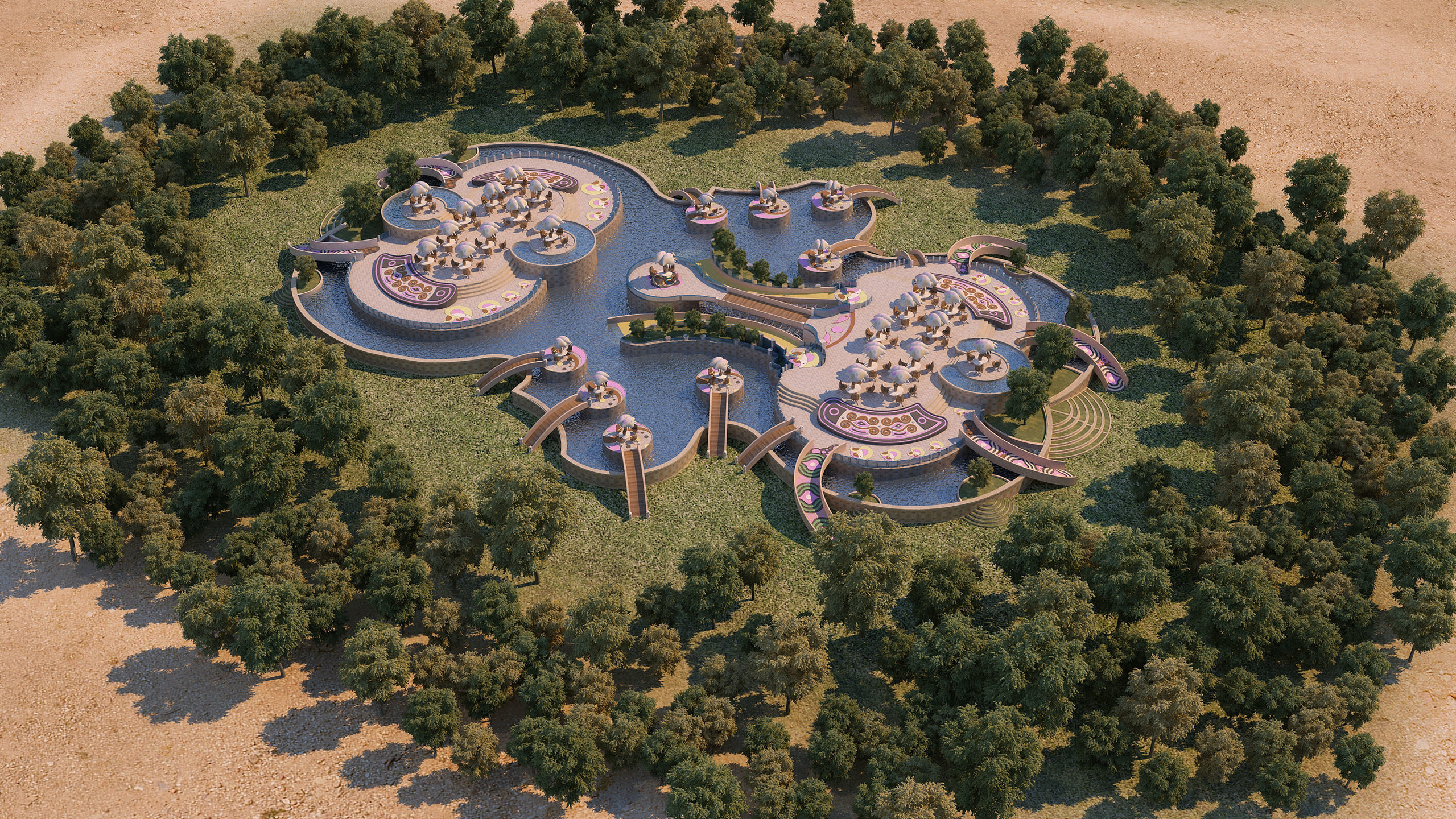 0029 - Creative Swimming Pool - 2D Plans - 3D Files 3D model_3