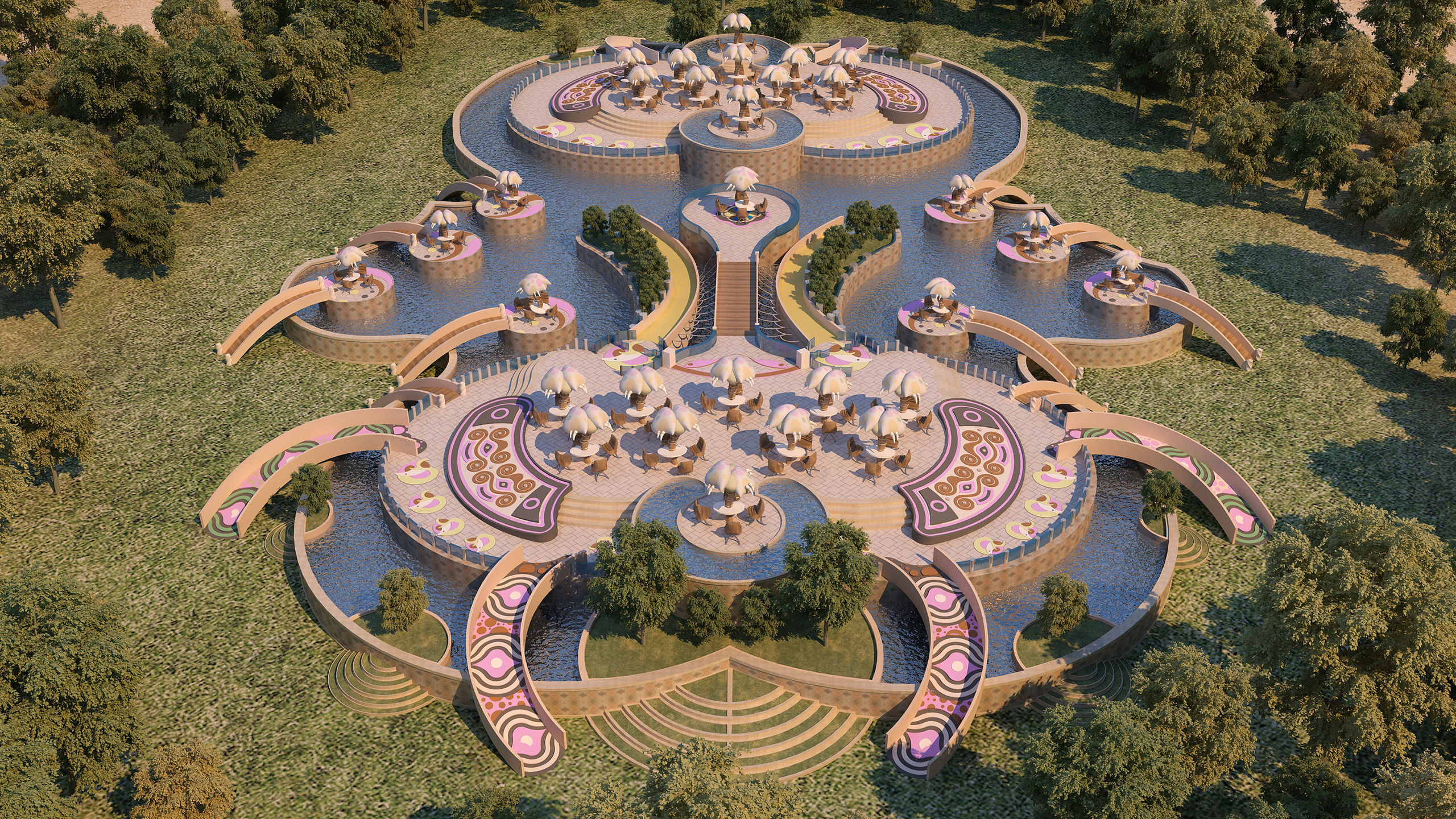 0029 - Creative Swimming Pool - 2D Plans - 3D Files 3D model_1