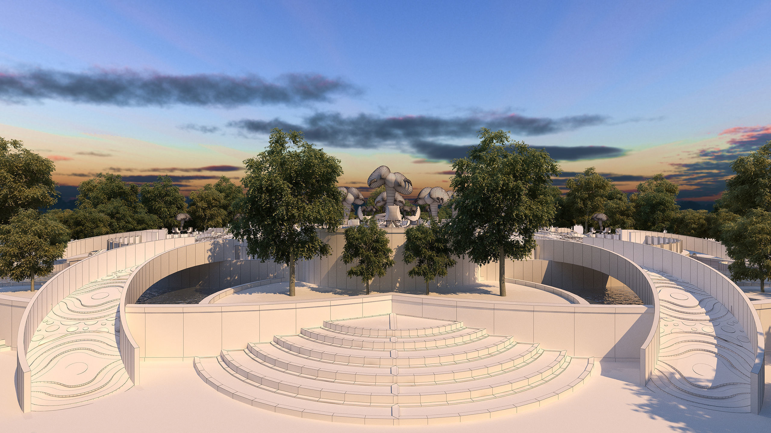 0029 - Creative Swimming Pool - 2D Plans - 3D Files 3D model_23