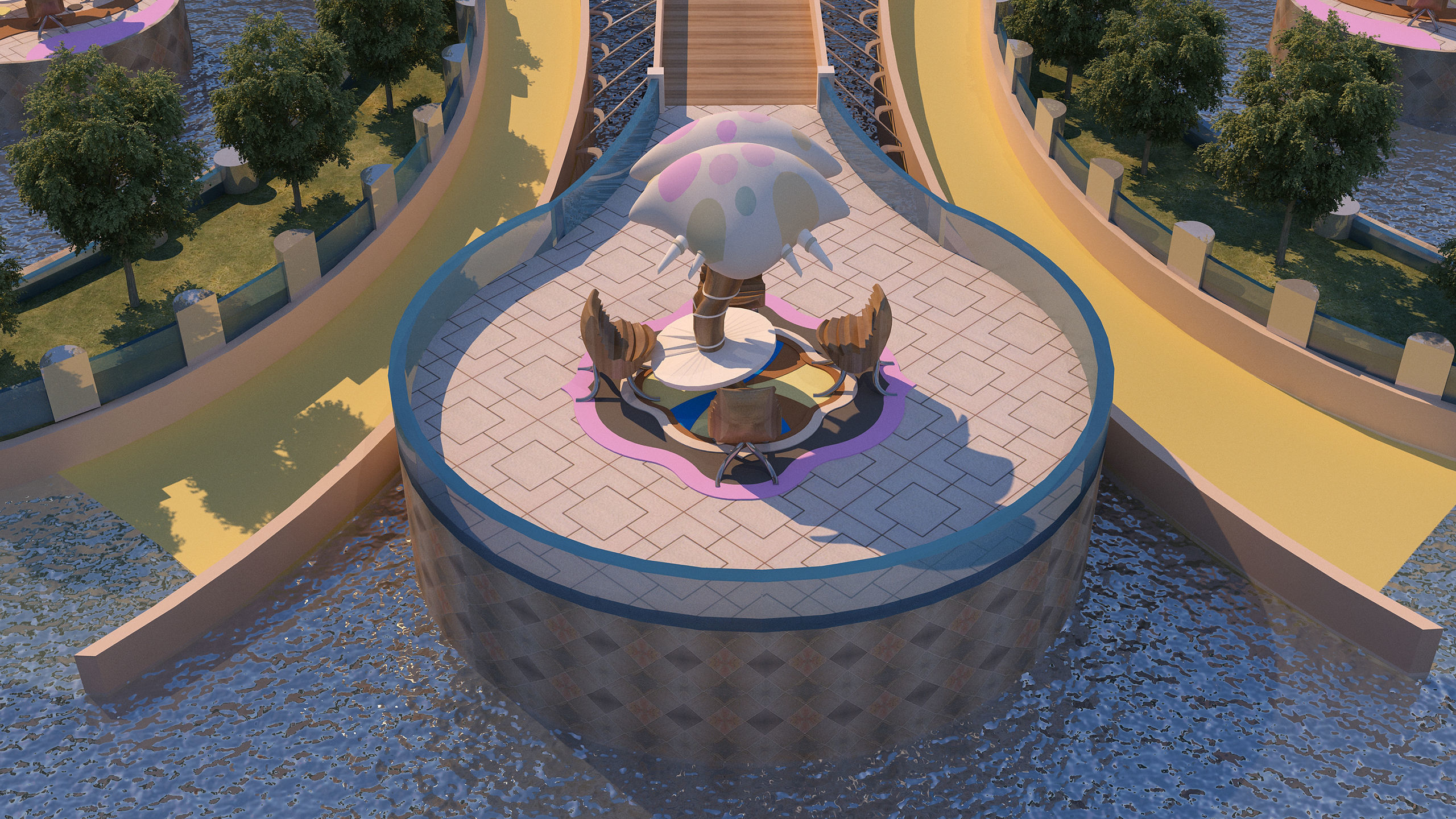 0029 - Creative Swimming Pool - 2D Plans - 3D Files 3D model_13