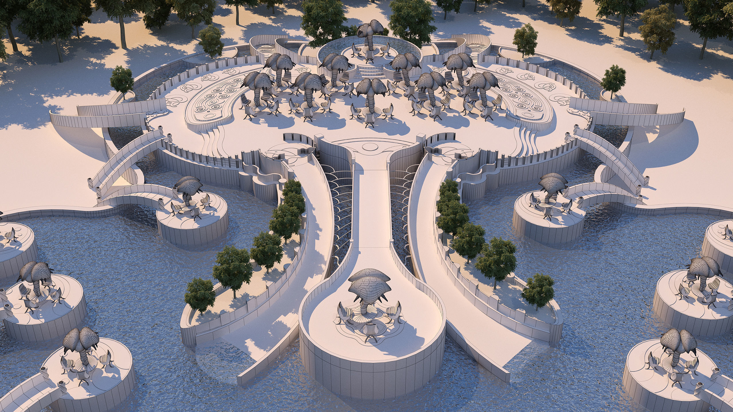 0029 - Creative Swimming Pool - 2D Plans - 3D Files 3D model_17