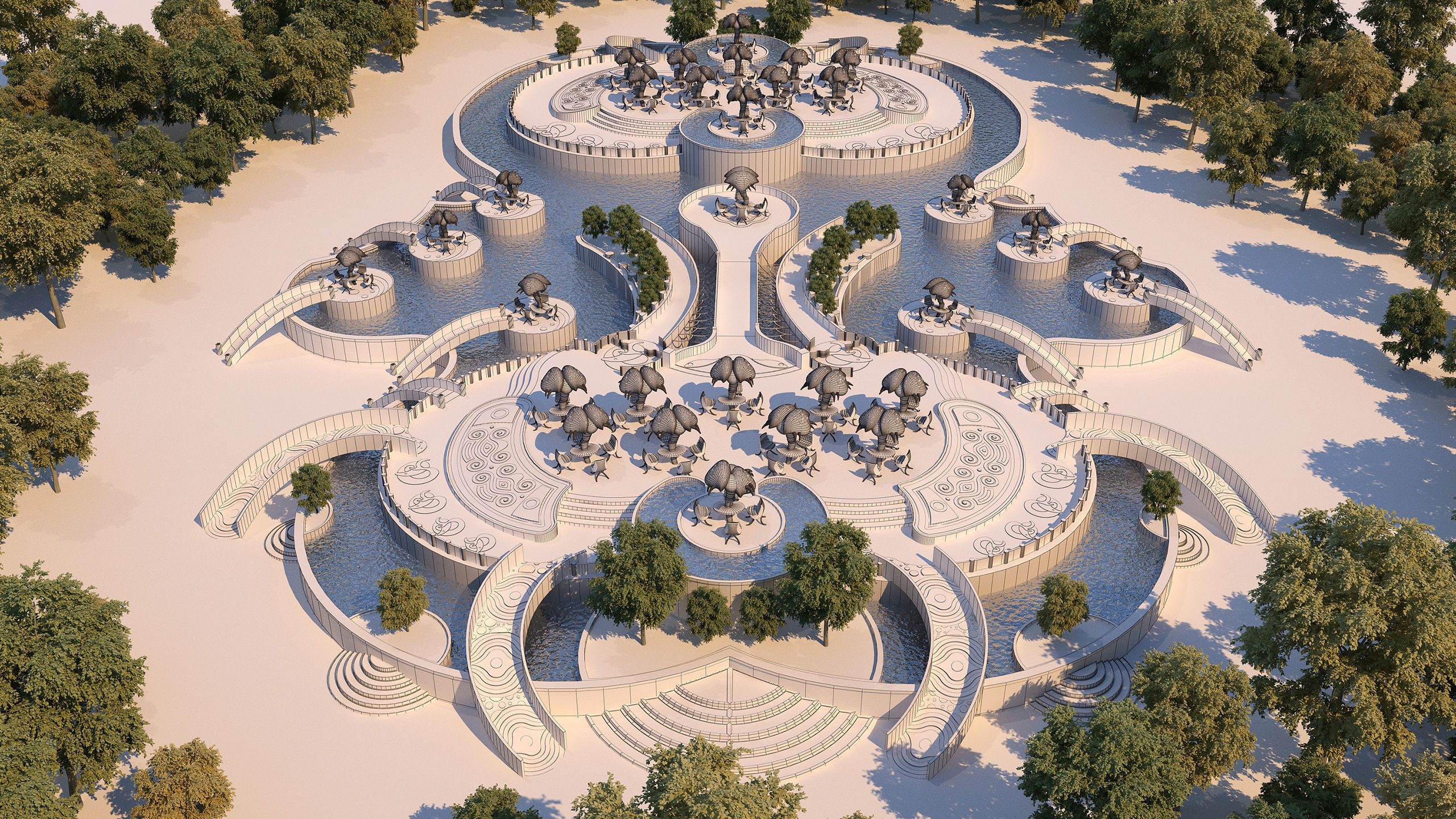 0029 - Creative Swimming Pool - 2D Plans - 3D Files 3D model_16