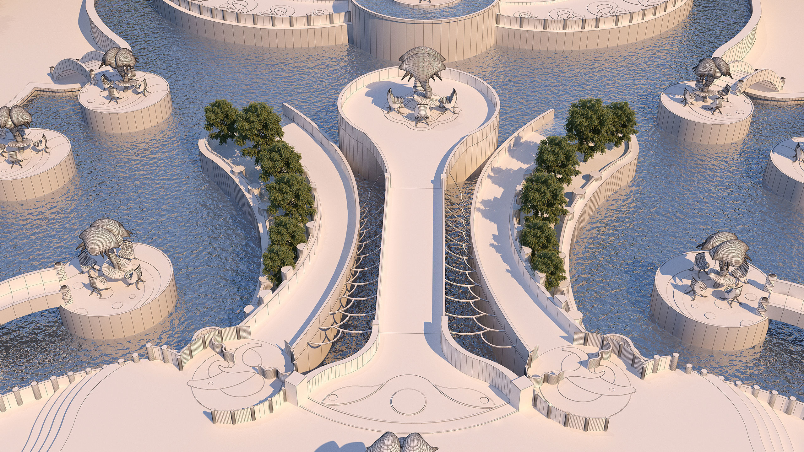 0029 - Creative Swimming Pool - 2D Plans - 3D Files 3D model_19