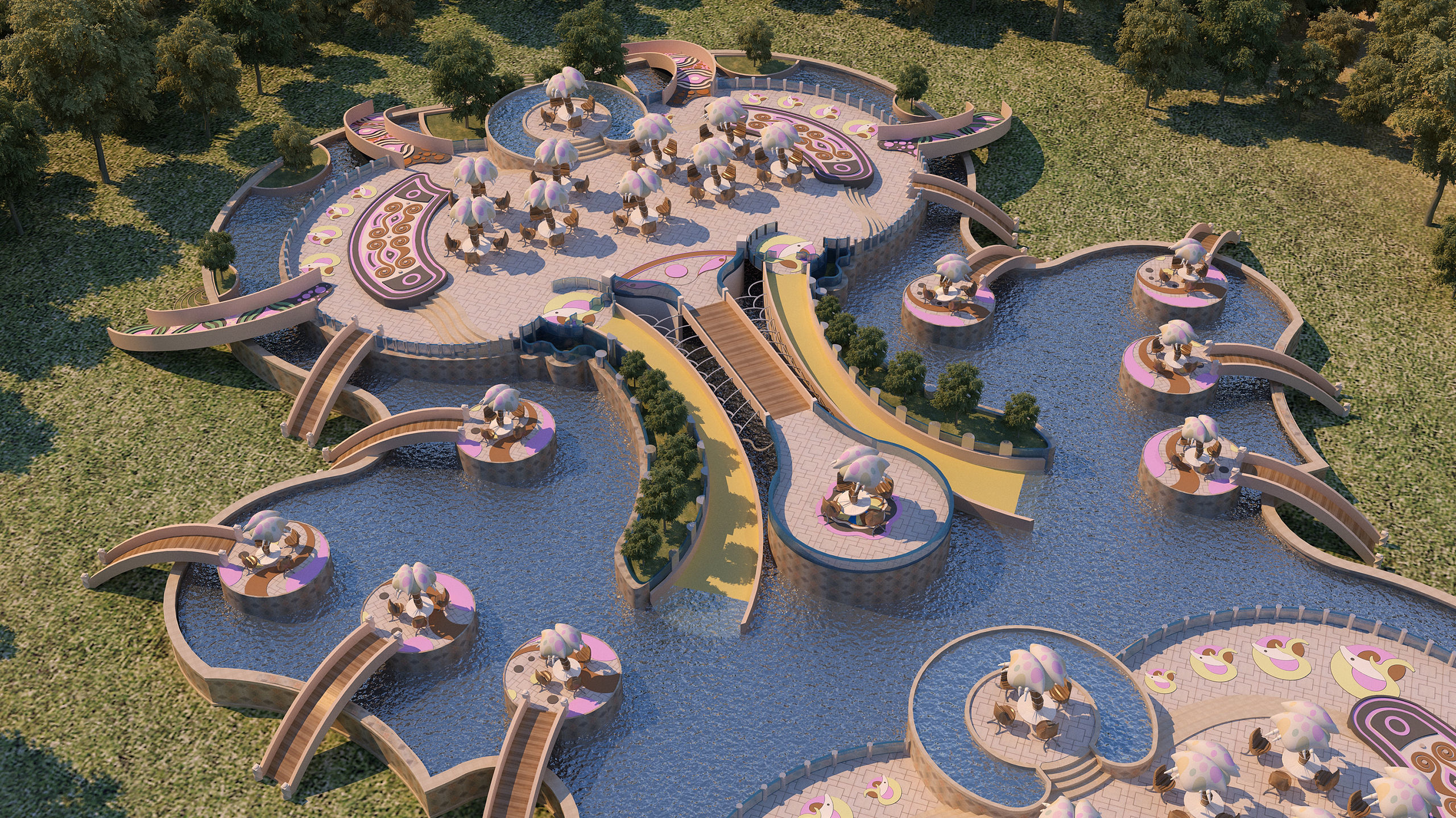 0029 - Creative Swimming Pool - 2D Plans - 3D Files 3D model_11